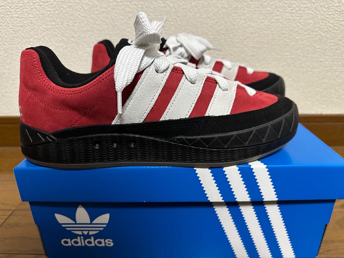 adidas adimatic アディダス アディマティック レッド 25.5