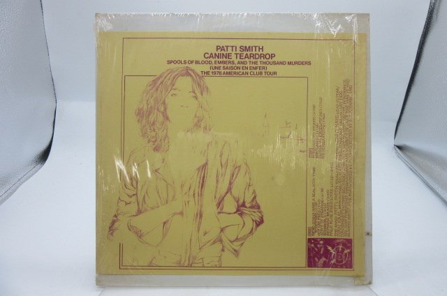 宅配便送料無料 Patti Smith Canine Teardrop LP 12インチ Th general