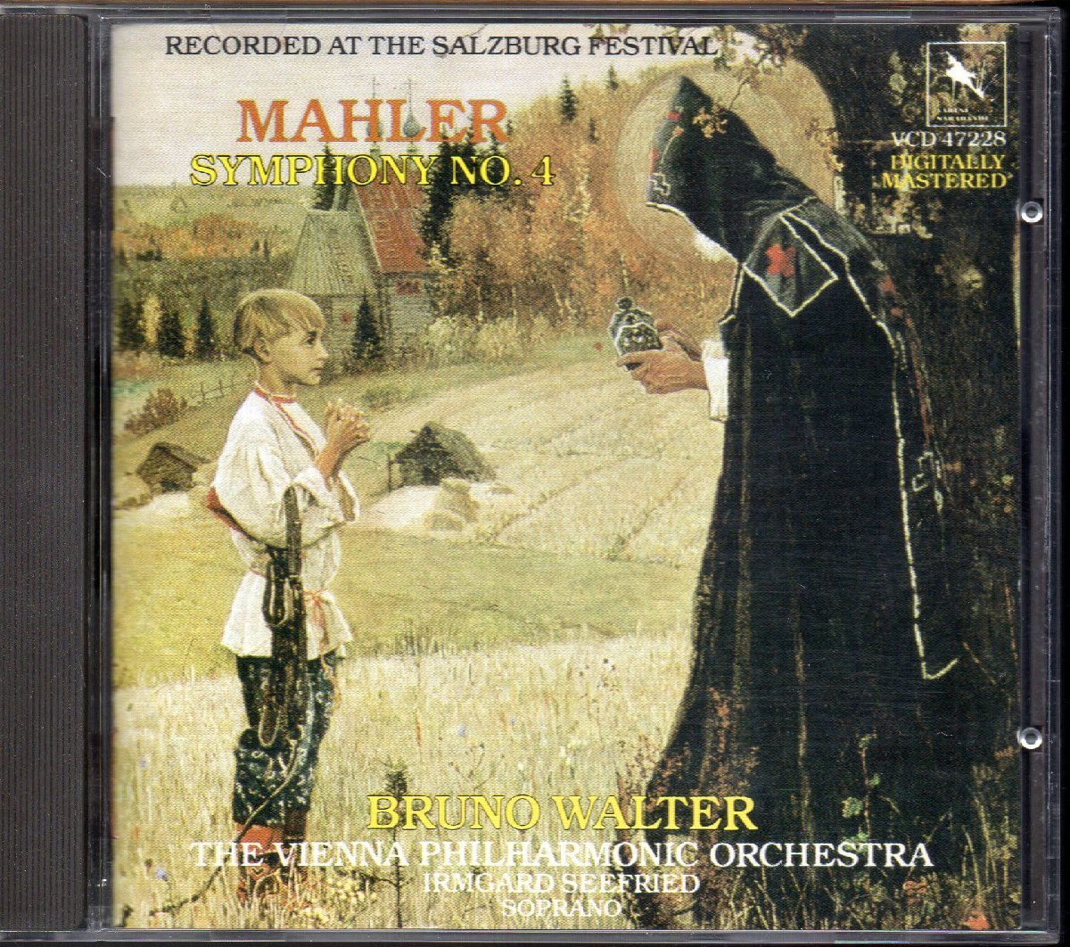 マーラー：交響曲第4番　ワルター＝WP，ゼーフリート(S) /50年L （VCD47228）_画像1