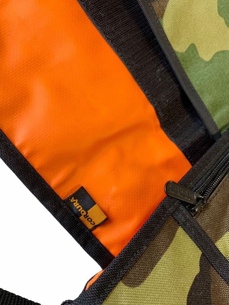  rare DEADSTOCK Manhattan Portage messenger bag camouflage orange waterproof shoulder Manhattan Poe te-jiCORDURA 1607 JP07-2