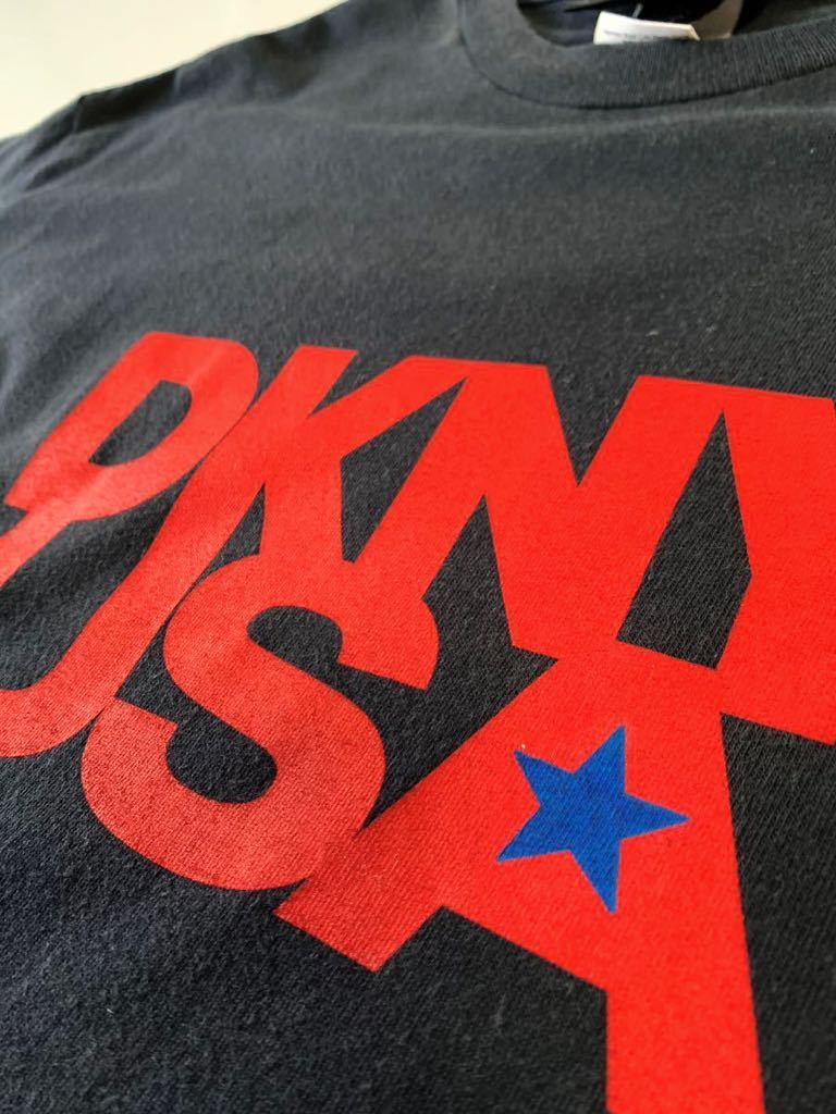 レア 美品 DKNY USA Y2K 90's VINTAGE USA製 プリントTシャツ ダナキャラン ビッグシルエット 大きめサイズ Donna Karan 古着_画像7