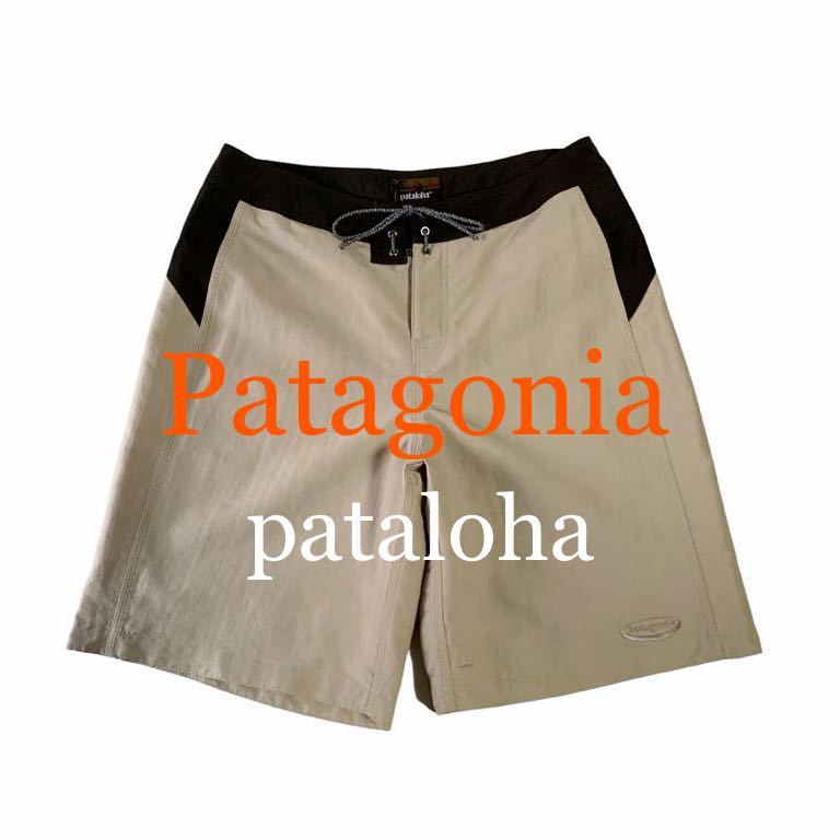 Patagonia pataloha '02 オーバルロゴ サーフパンツ ショーツ ボードショーツ 短パン パタロハ パタゴニア patagonia 海パン メッシュ無し