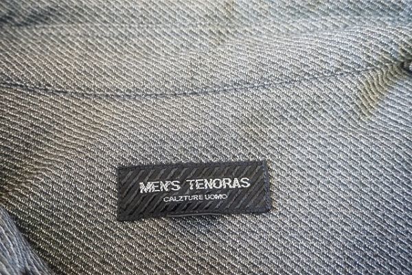 【即決】MEN'S TENORAS メンズティノラス メンズ 長袖シャツ コットン ダークグレー系 サイズ:FREE 日本製 【781489】の画像6
