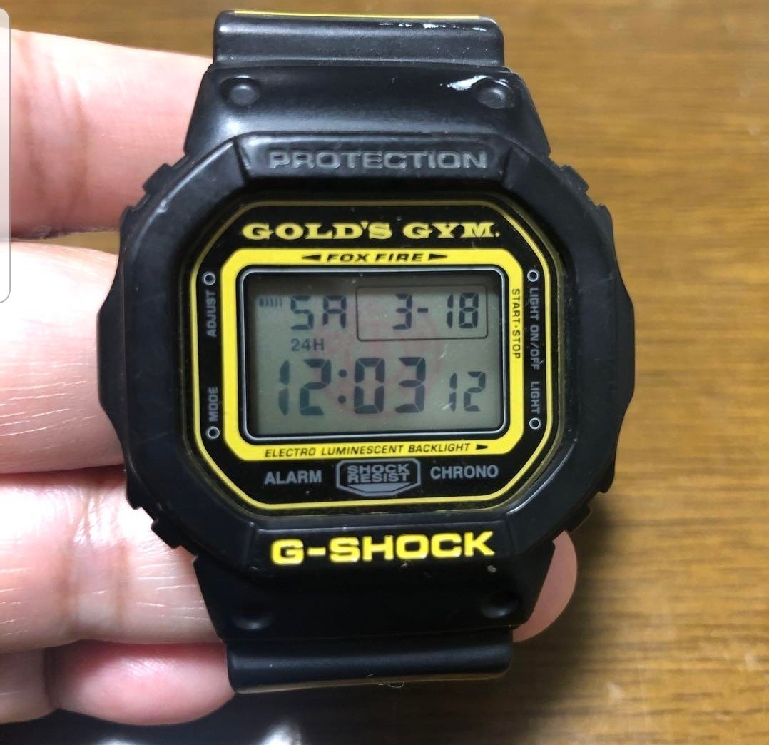GOLD’S GYM 20周年記念　G-SHOCK DW-5600VT