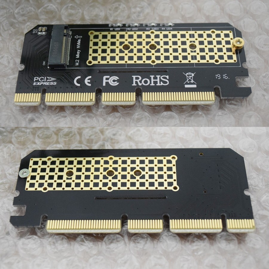 M.2 NVMe SSD M-key 拡張カード サポートサイズ2230/2242/2260/2280_画像8