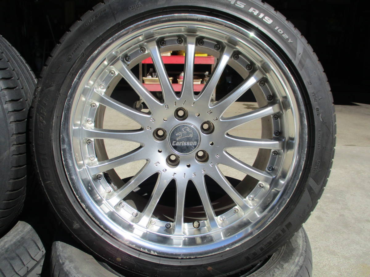 Carlsson CR1/16RS 19×8.5Ｊ　19×9.5Ｊ　SET40　PIRRELI 225/45Ｒ19 カールソン_画像5