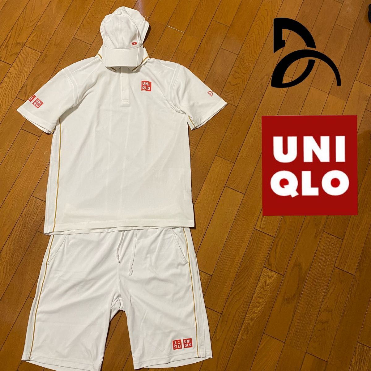 UNIQLO×ノバク・ジョコビッチ/ユニクロ　ジョコビッチ　テニスウェア　セットアップ　キャップ　Lサイズ　錦織圭　フェデラー　