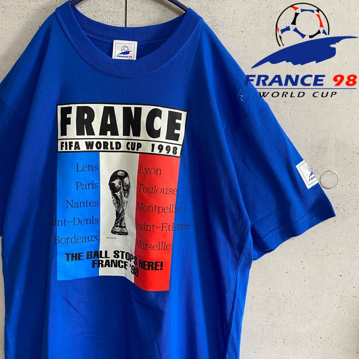 98フランスW杯 公式ライセンス Tシャツ2枚組 - 記念グッズ
