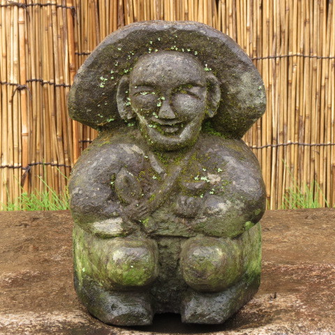  рисовое поле. бог sama высота 31.4cm масса 9.5kg двор камень Kyushu производство натуральный камень 