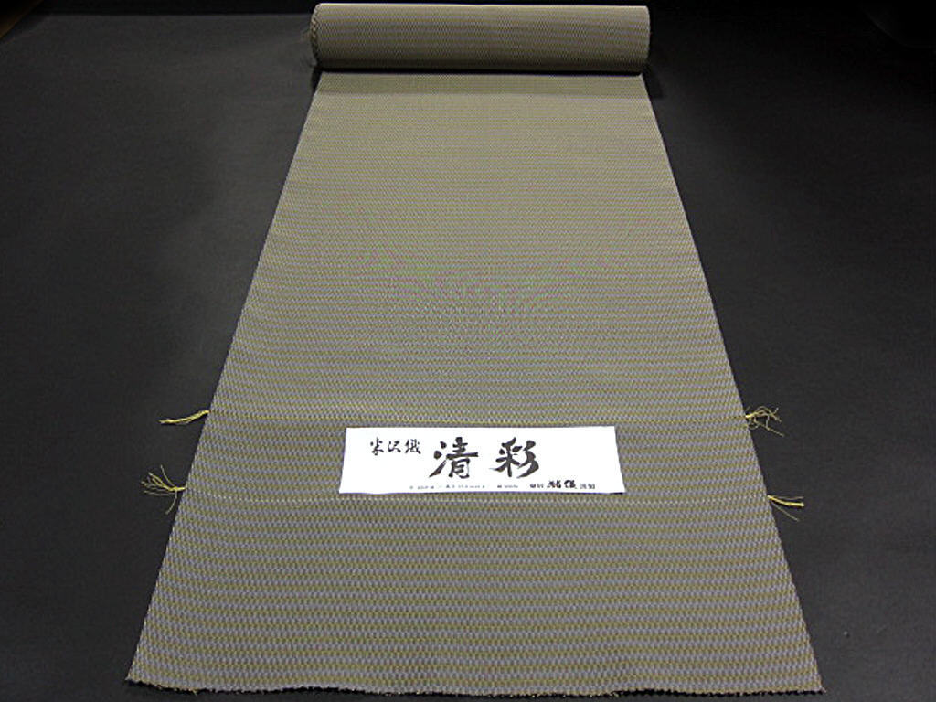 超格安価格 正絹 キングサイズ 新品未仕立 上質な逸品 米沢織 老舗・東匠猪俣 無地高級御召【清彩】 一般 超格安価格 正絹 キングサイズ 新品未仕立 上質な逸品 米沢織 老舗・東匠猪俣 無地高級御召【清彩】 一般