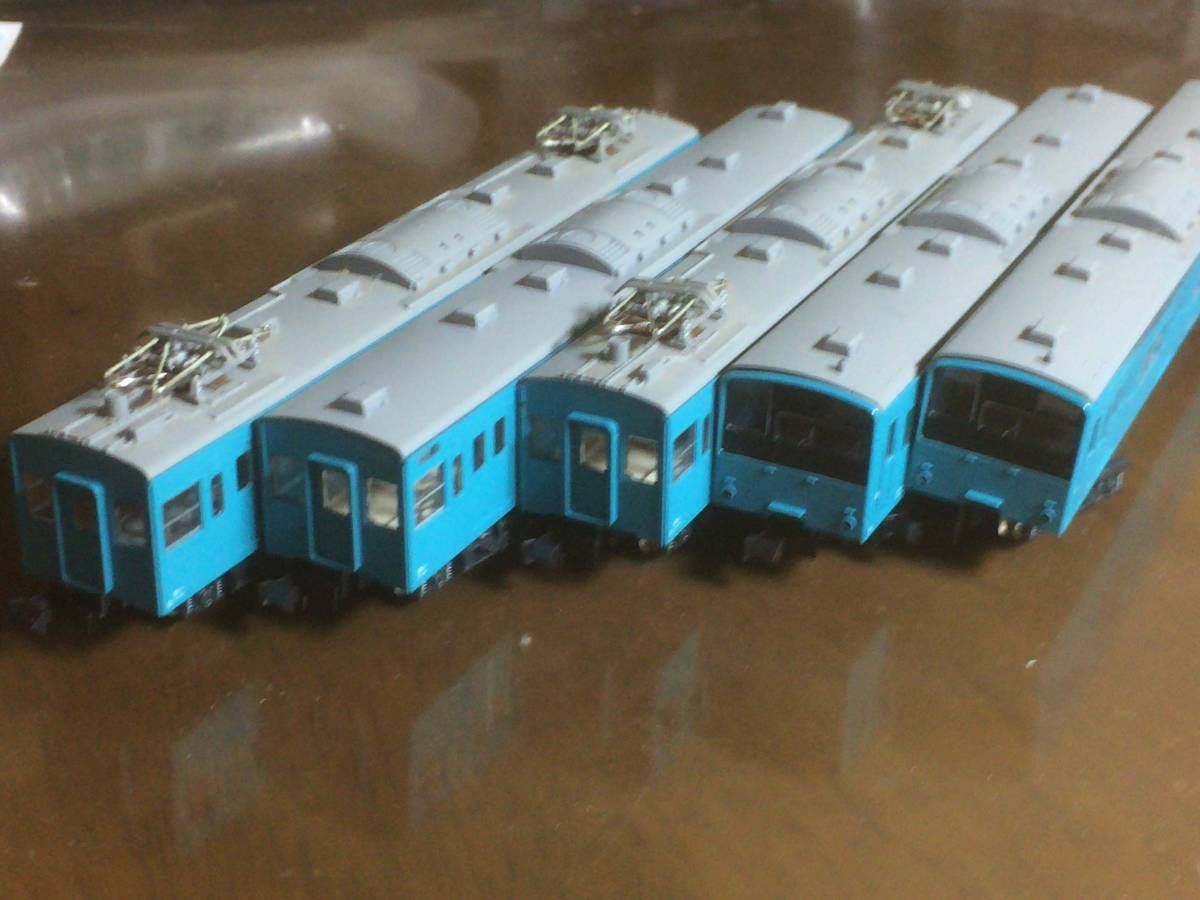 KATO437-441(関水金属)国鉄201系直流通勤形電車 試作型スカイブルー KATO437-441(関水金属)国鉄201系直流通勤形電車 試作型スカイブルー