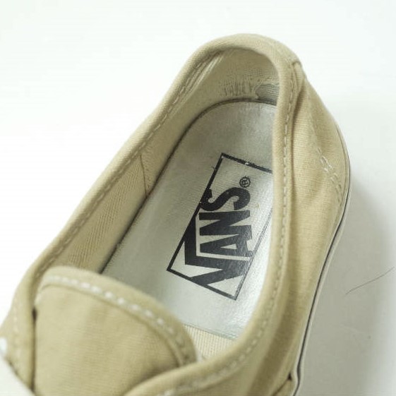 VANS バンズ STYLE 44 AUTHENTIC DX オーセンティック US5.5(23.5cm) BEIGE キャンバス Anaheim Factory Collection スニーカー g10627_画像7