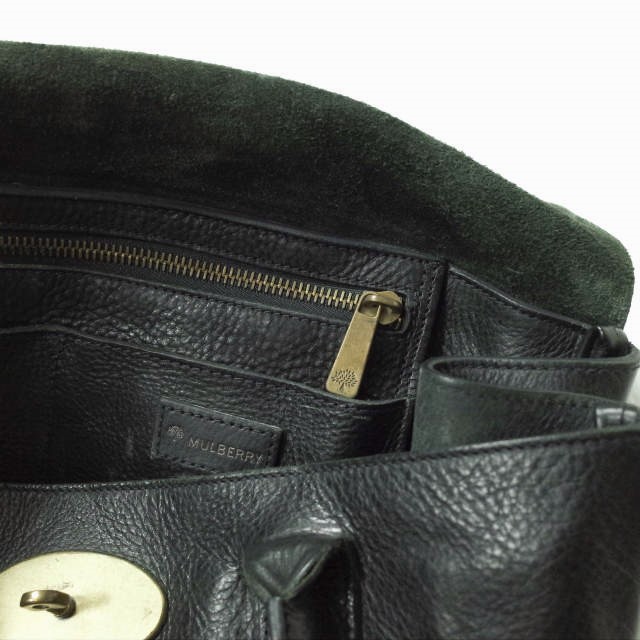 MULBERRY マルベリー BAYSWATER ベイズウォーター ブラック レザー