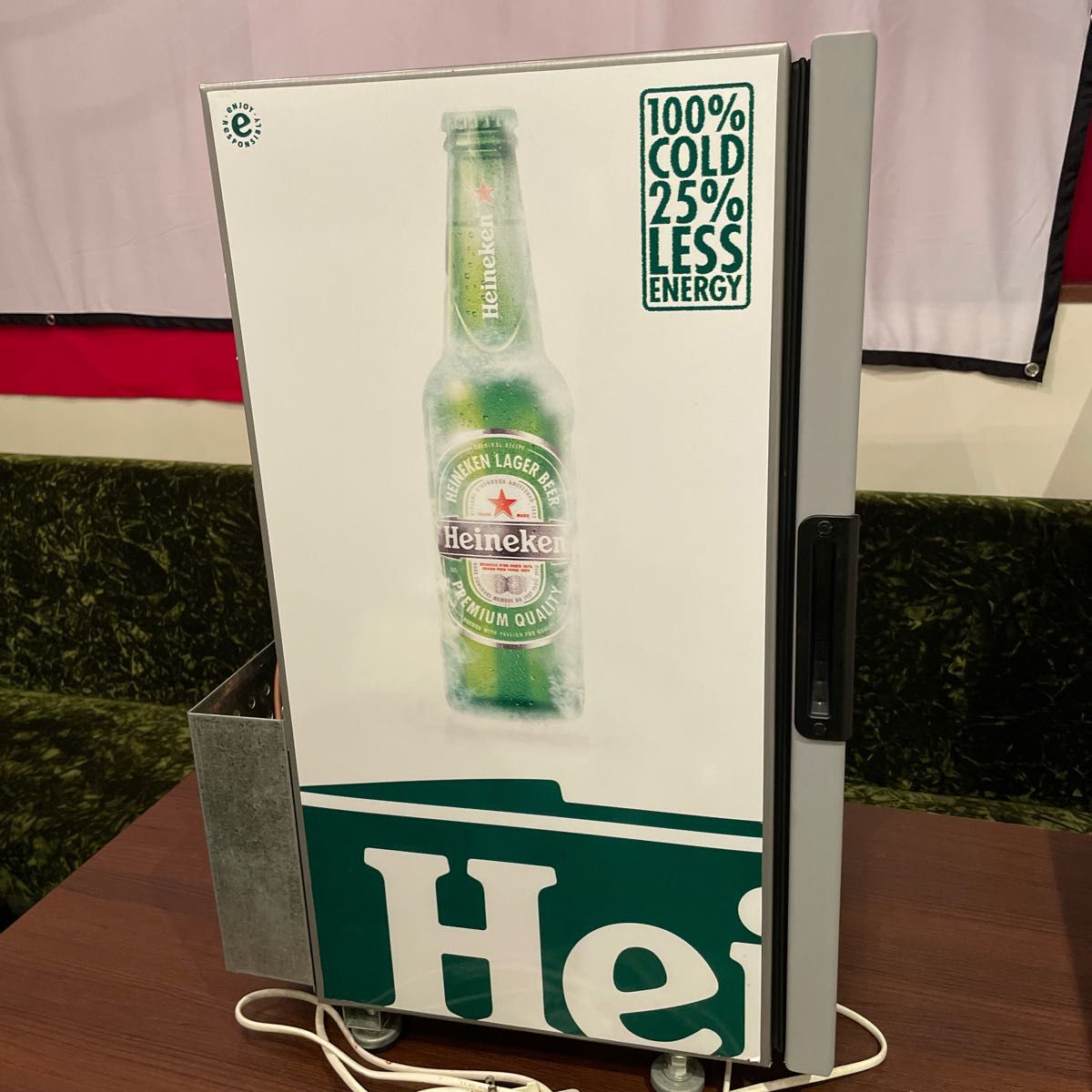 ハイネケン エクストラコールド冷蔵庫 非売品 冷蔵ショーケース ハイネケン エクストラコールド冷蔵庫 非売品 冷蔵ショーケース