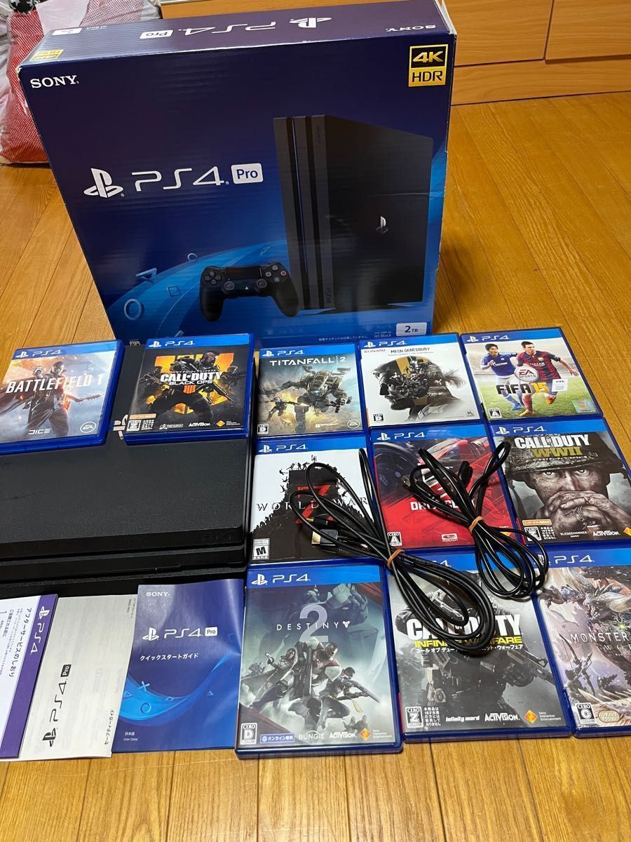 正規通販】 PS4 CUH-1200A Pro 本体 SONY ジェットブラック JET BLACK