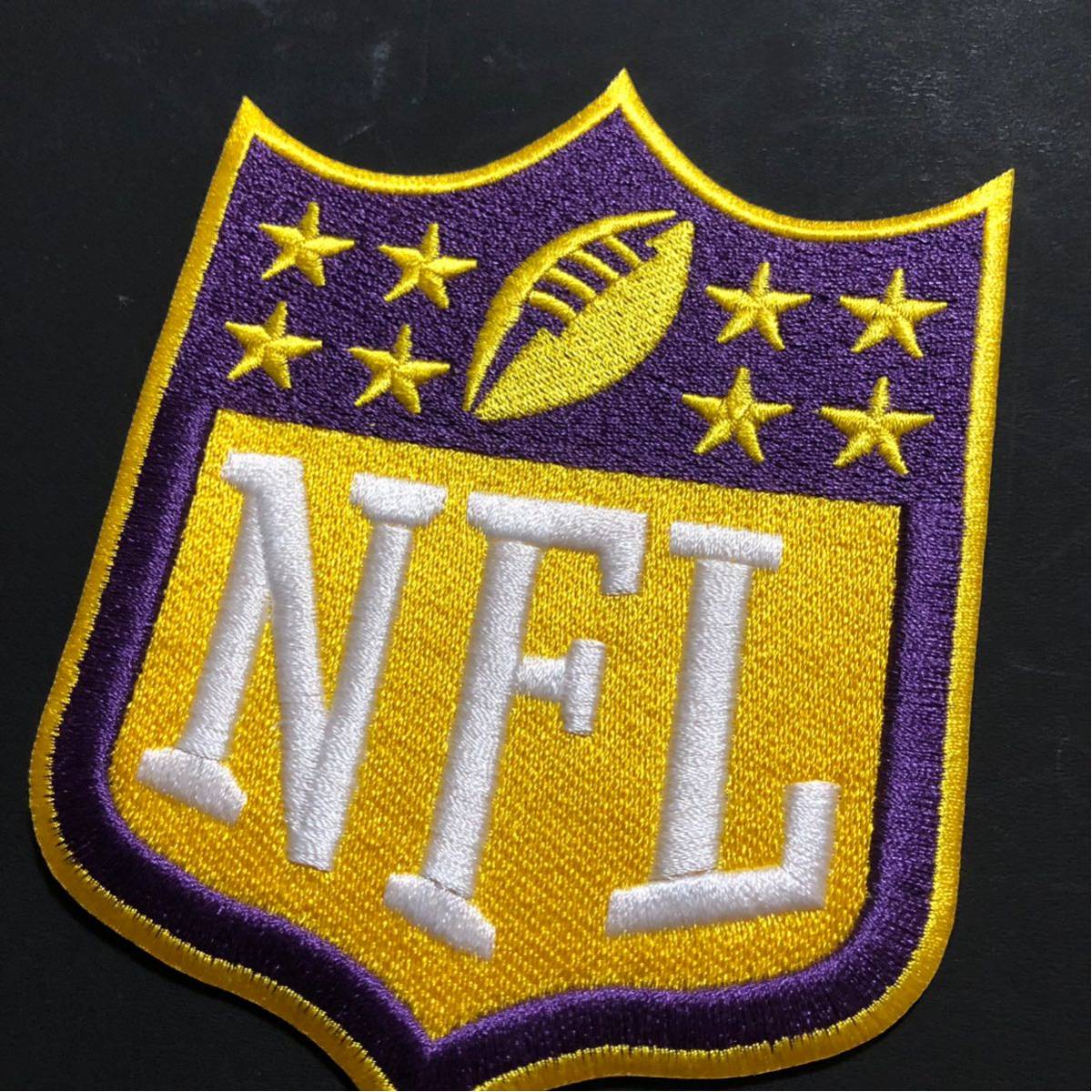 NFL ロゴ バイキングスカラー ワッペン_画像2