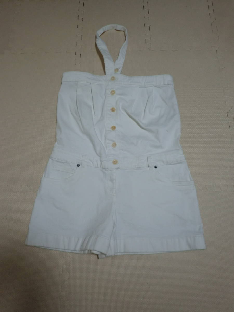 SEE BY CHLOE See by Chloe Short комбинезон шорты хлопок casual женский оттенок белого size:I42 M