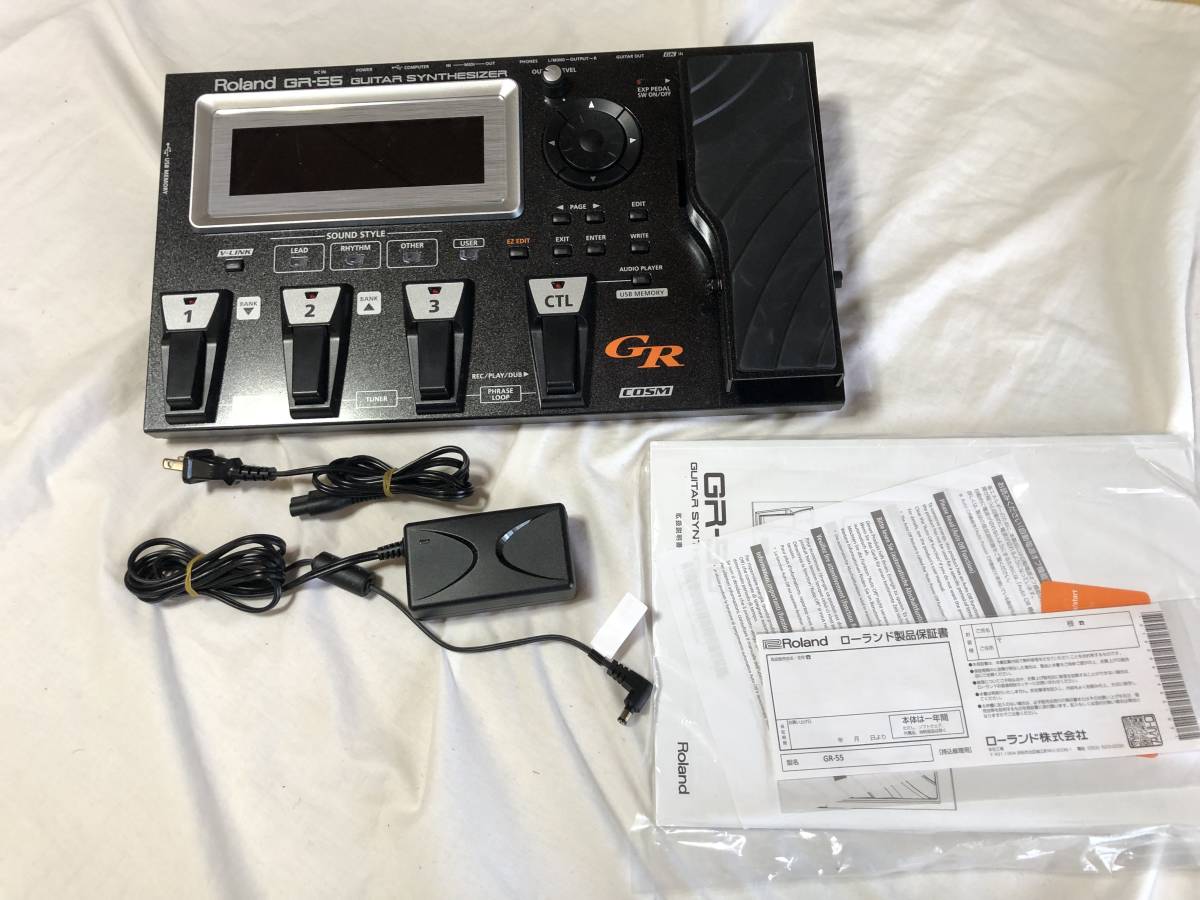 Roland ローランド ギター シンセサイザー GR-55 BK 楽器、器材