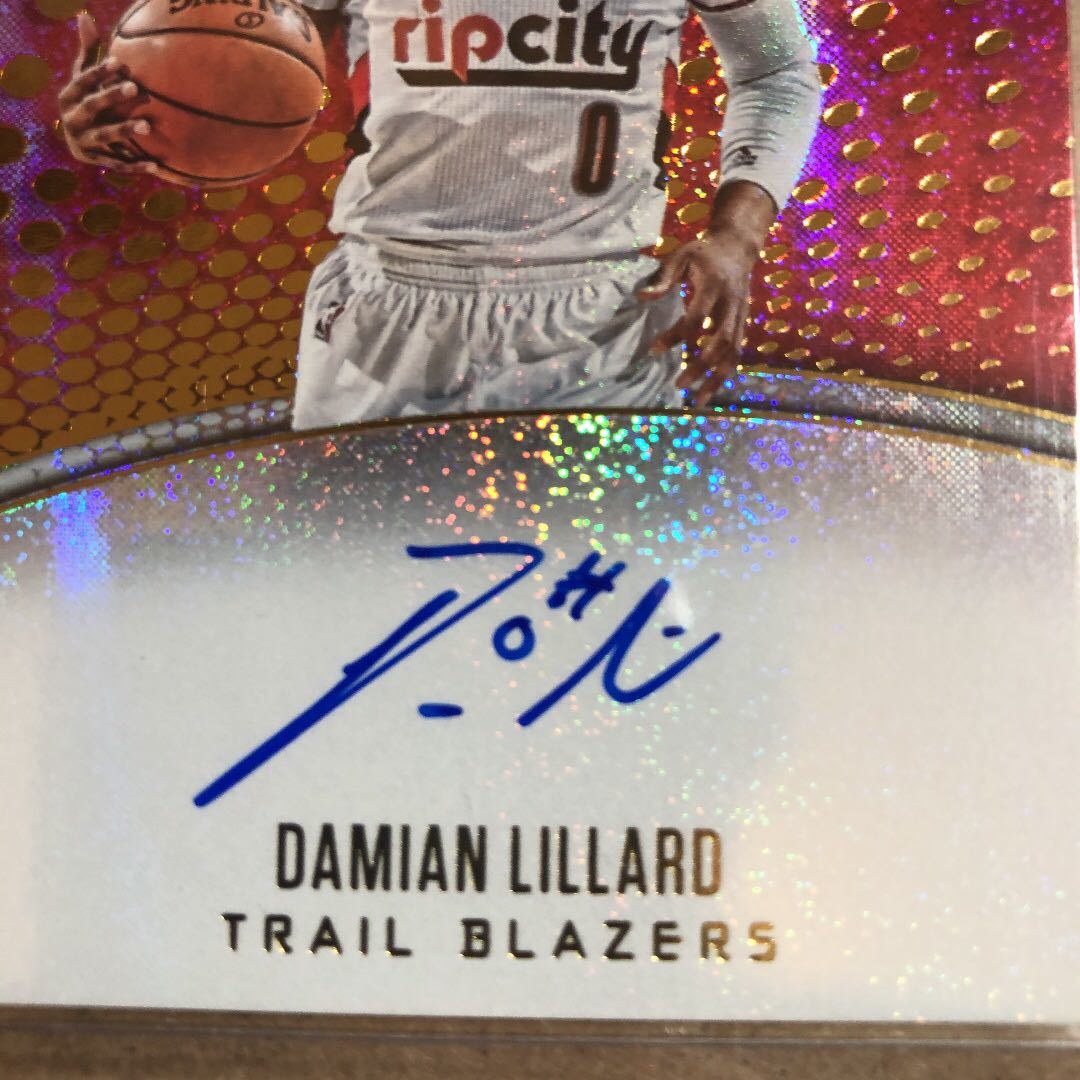 直書きサイン】DAMIAN LILLARD Auto 17-18 Panini Revolution ダミアン