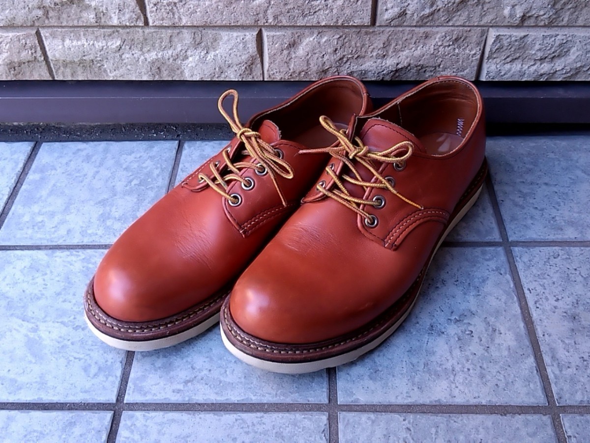 RED WING レッドウィング 8001 ワークオックスフォード 8.5D 26.5cm 検索)8166