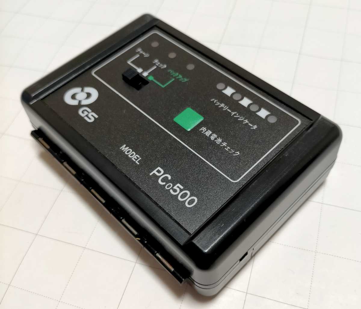 【送料無料】パッテリーチェッカー 交換時バックアップ GS PCo500_画像2
