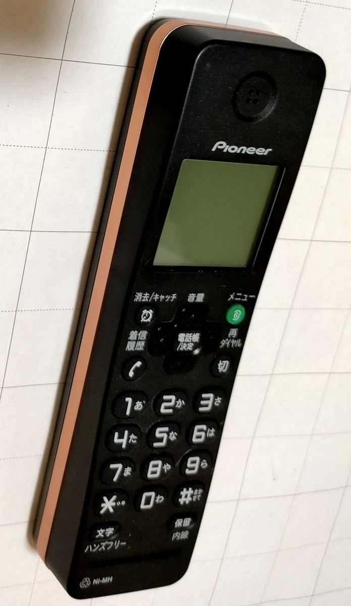 [ free shipping ] Pioneer cordless handset TK-EK-750 Junk 