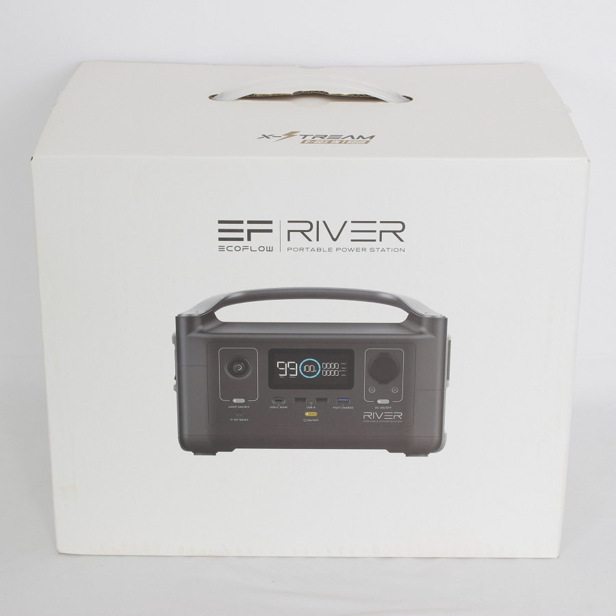 EcoFlow RIVER 600 288Wh portable power supply eko flow li bar EFRIVER600-JP body 