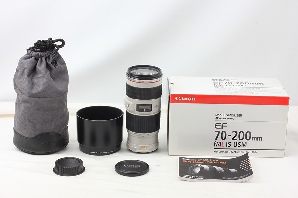 ◆超極上美品◆キヤノン Canon EF 70-200mm F4L IS USM 付属品完備 元箱◇38835