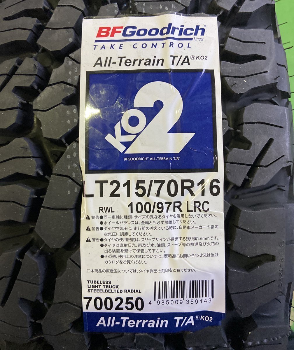 デリカD5 エクストレイル CX5 タイヤホイール 16インチ SwaGGer BFGoodrich オールテレーン KO2 215/70R16 ホワイトレター 人気商品_画像9