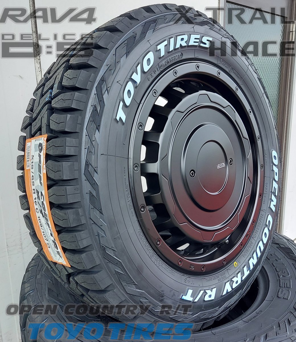 RAV4 アウトランダー デリカD5 エクストレイル LEXXEL SwaGGer Old トーヨーオープンカントリーRT 225/70R16 235/70R16 タイヤホイール_画像9