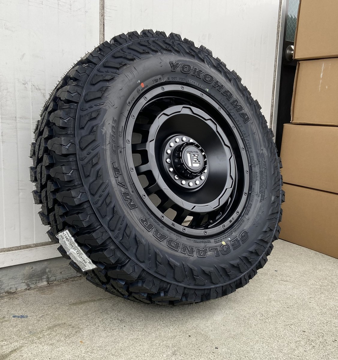 JEEP JL JK ラングラー LEXXEL SwaGGer ヨコハマ ジオランダー MT G003 265/70R17 285/70R17 タイヤホイール17インチ_画像7