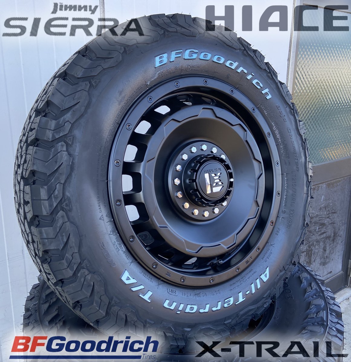 当店 イチオシ!! デリカD5 エクストレイル CX5 タイヤホイール 16インチ SwaGGer BFGoodrich オールテレーン KO2 215/70R16 ホワイトレター_画像3