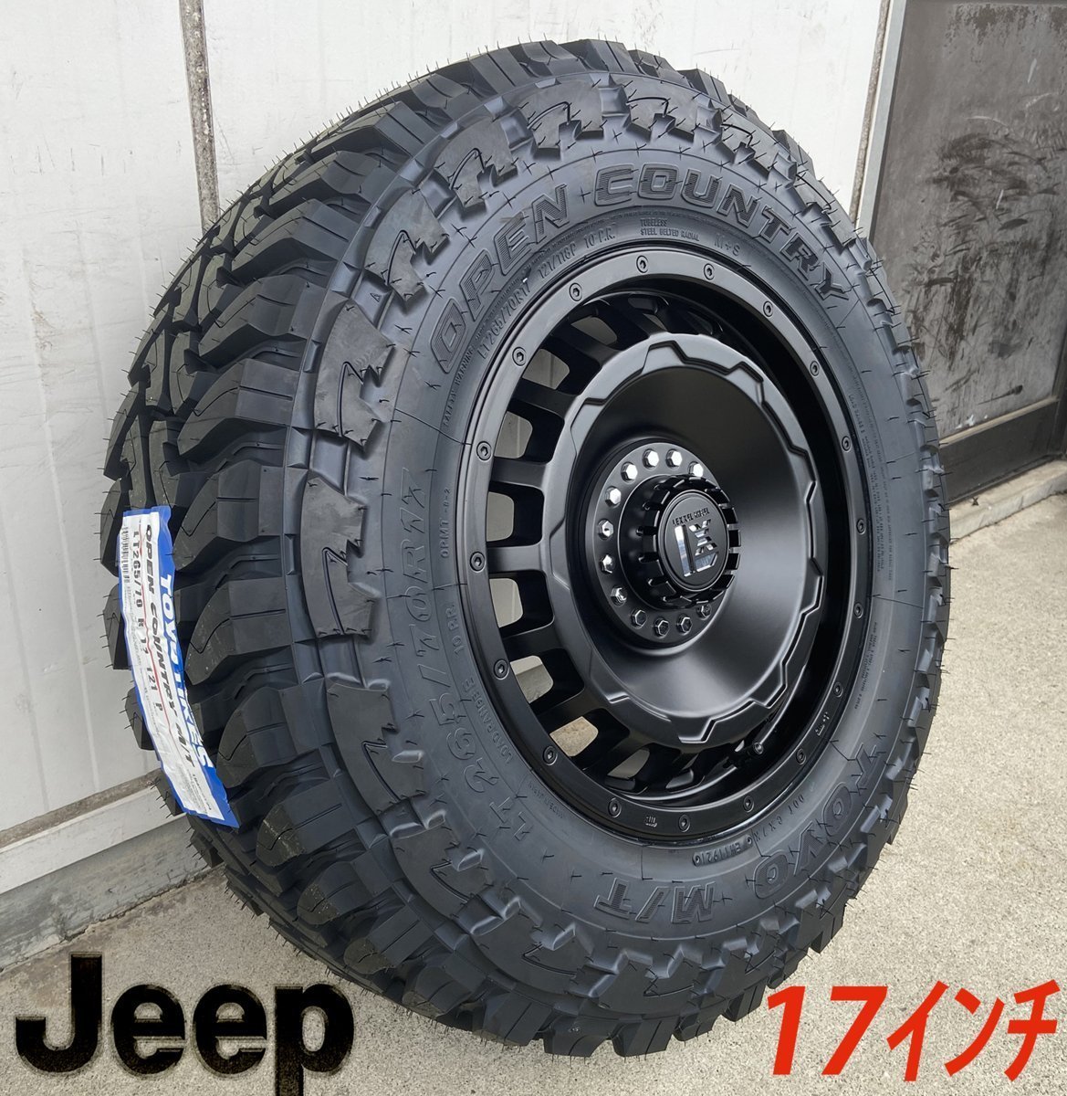 JL JK ラングラー LEXXEL SwaGGer スワッガー トーヨー オープンカントリー MT 265/70R17 265/65R17 タイヤホイール17インチ_画像2