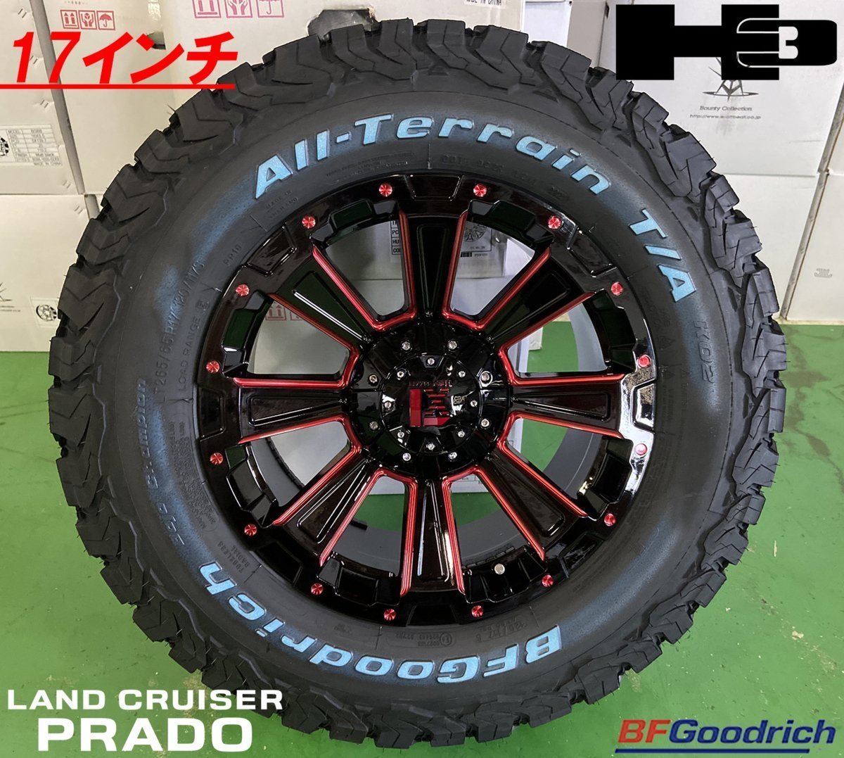 BF グッドリッチ オールテレーン KO2 265/65R17 265/70R17 285/70R17 プラド ハイラックスサーフ FJ タイヤホイール 17インチ DeathRock_画像7