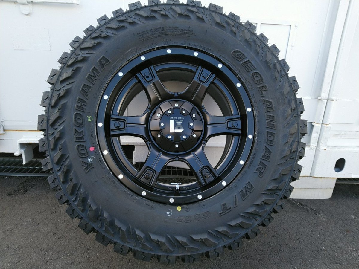 LEXXEL OutLaw Jeep ジープ ラングラー JK JL タイヤホイールセット ヨコハマ ジオランダー MT 265/70R17 285/70R17_画像8