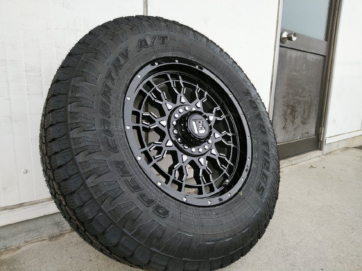 JL JK ラングラー チェロキー タイヤホイールセット 17インチ PreDator プレデター トーヨー オープンカントリー AT 265/65R17 265/70R17_画像2