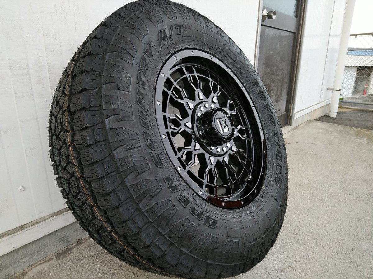 JL JK ラングラー チェロキー タイヤホイールセット 17インチ PreDator プレデター トーヨー オープンカントリー AT 265/65R17 265/70R17_画像1