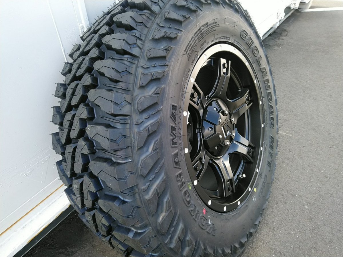 ヨコハマ ジオランダー MT 265/70R17 285/70R17 Jeep ジープ ラングラー JK JL タイヤホイールセット LEXXEL OutLaw_画像6