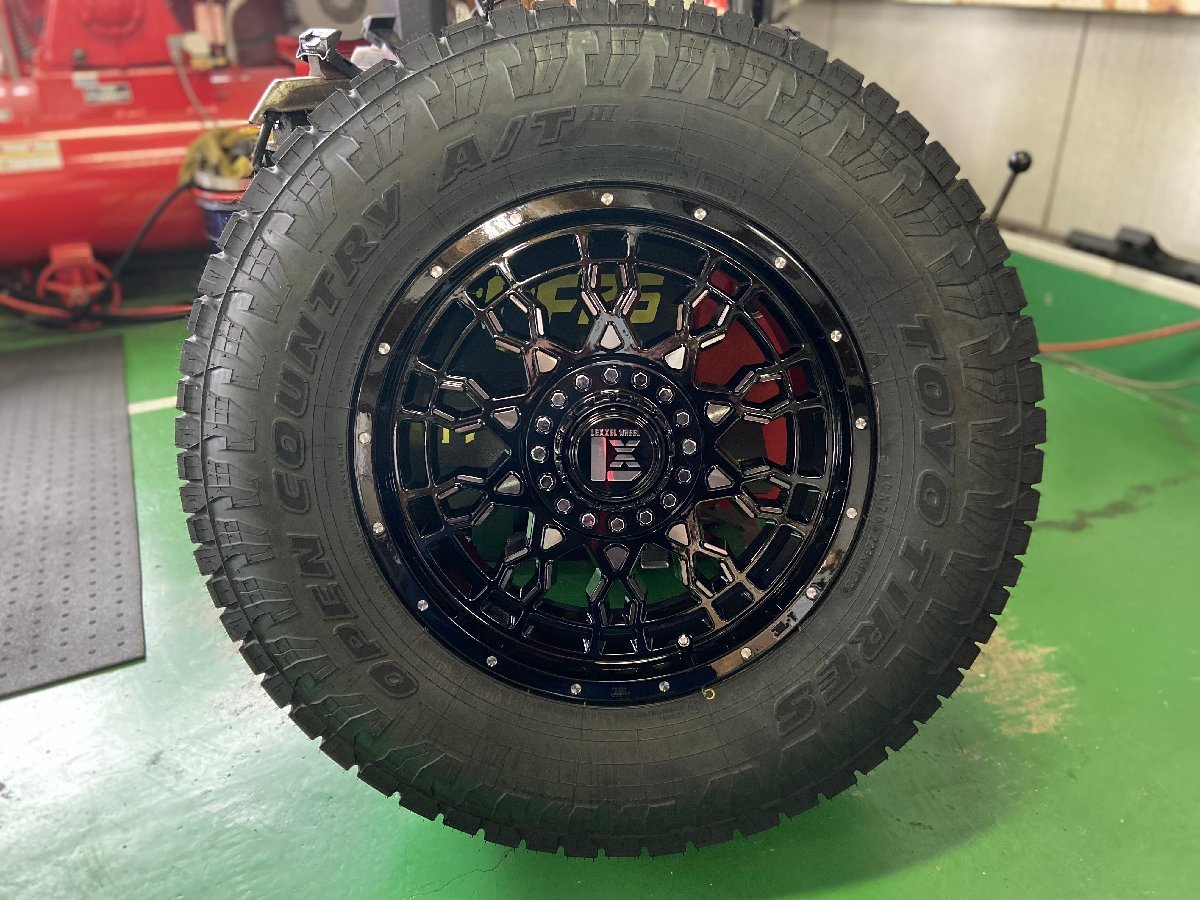 Jeep ラングラー JK JL タイヤホイールセット トーヨー オープンカントリー AT3 265/70R17 or 285/70R17 LEXXEL PreDator 1台分 4本セット_画像7