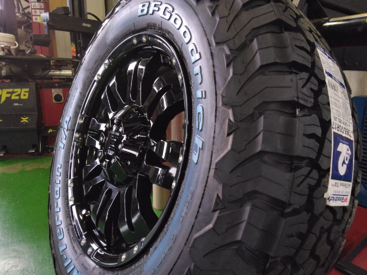 BFGoodrich ALL TERRAIN T/A KO2 265/65R17 265/70R17 150プラド サーフ ハイラックス タイヤホイール 17インチ LEXXEL Balano_画像4