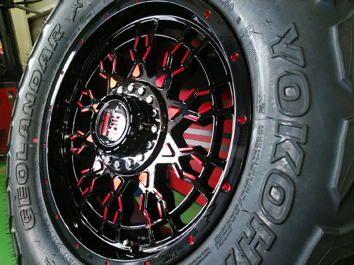 プラド タイヤホイールセット ヨコハマ ジオランダー X-AT 265/65R17 265/70R17 17インチ PreDator