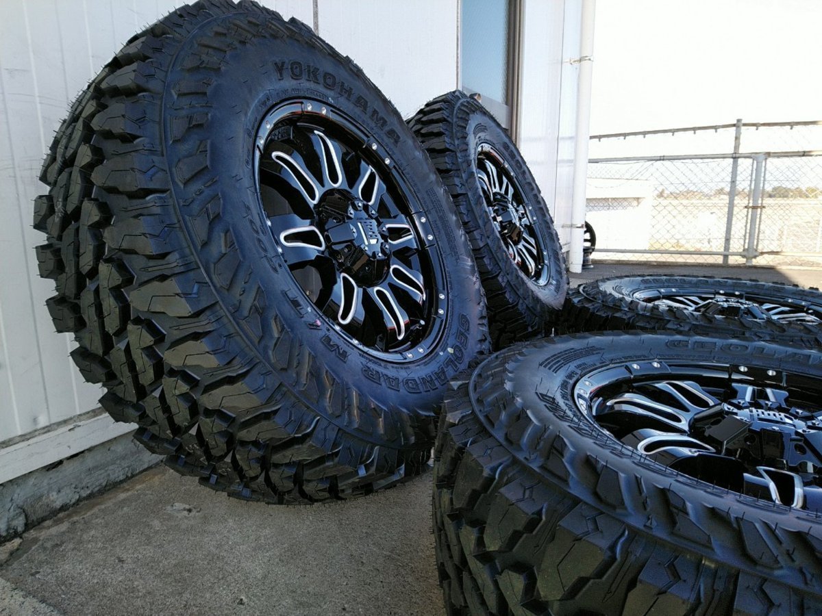 ヨコハマ ジオランダー G003 M/T 265/70R17 285/70R17 Jeep ラングラー JK JL タイヤホイール 17インチ Balano_画像4