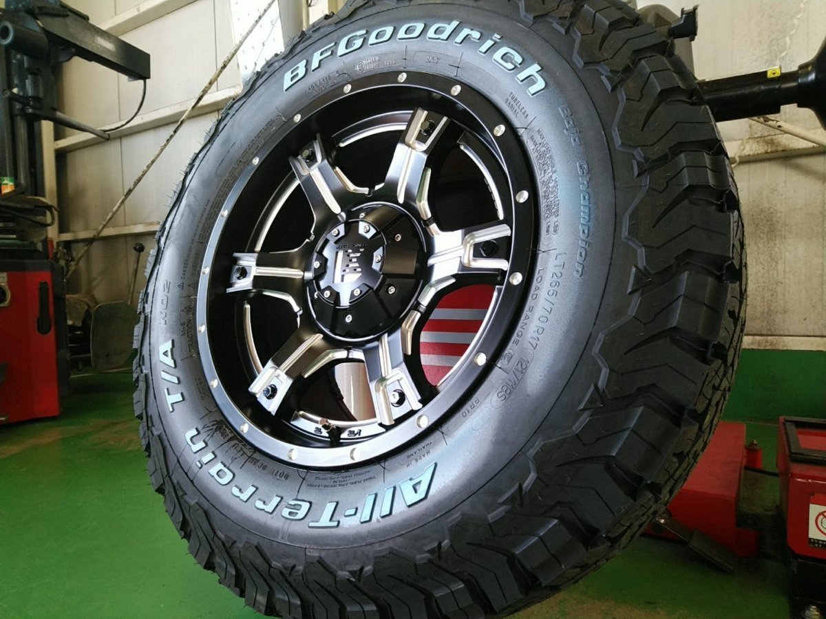 サマータイヤ 265/65R17 265/70R17 285/70R17 BFGoodrich オールテレーン KO2 ジープ ラングラー JL JK タイヤホイール 新品4本セット 17イ_画像7