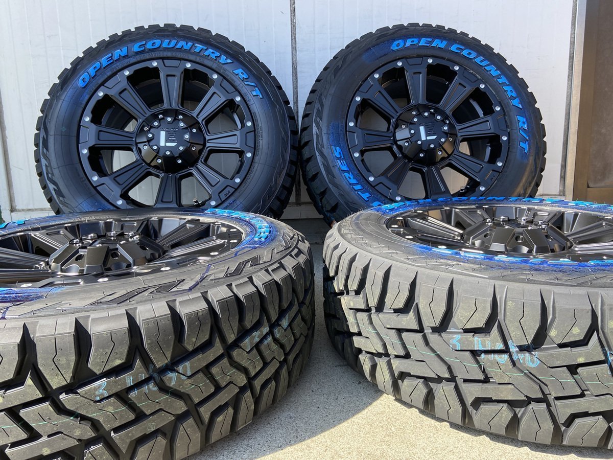 LEXXEL【DeathRock】デリカD5 エクストレイル RAV4 CX5 ヴァンガード 16インチ トーヨー オープンカントリー RT 235/70R16 ホワイトレター_画像6