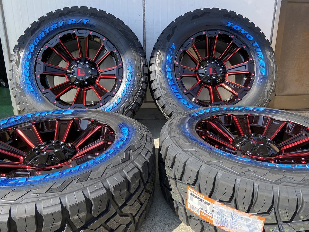 サマータイヤ プラド ハイラックス サーフ TOYO オープンカントリーRT 265/70R17 265/65R17 285/70R17 DeathRock 17インチ_画像4