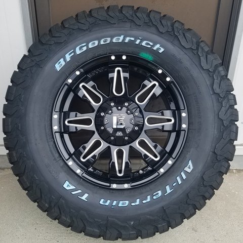 LEXXEL【Balano】JEEP コンパス ハリアー CX5 デリカD5 エクストレイル 17インチ BF Goodrich オールテレン KO2 225/65R17 ブラックレター_※タイヤはブラックレターとなります。