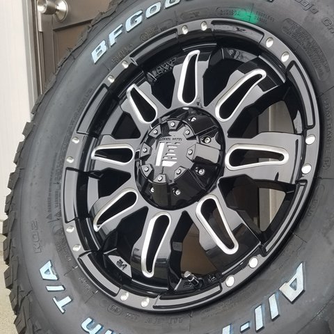 LEXXEL【Balano】JEEP コンパス ハリアー CX5 デリカD5 エクストレイル 17インチ BF Goodrich オールテレン KO2 225/65R17 ブラックレター_※タイヤはブラックレターとなります。