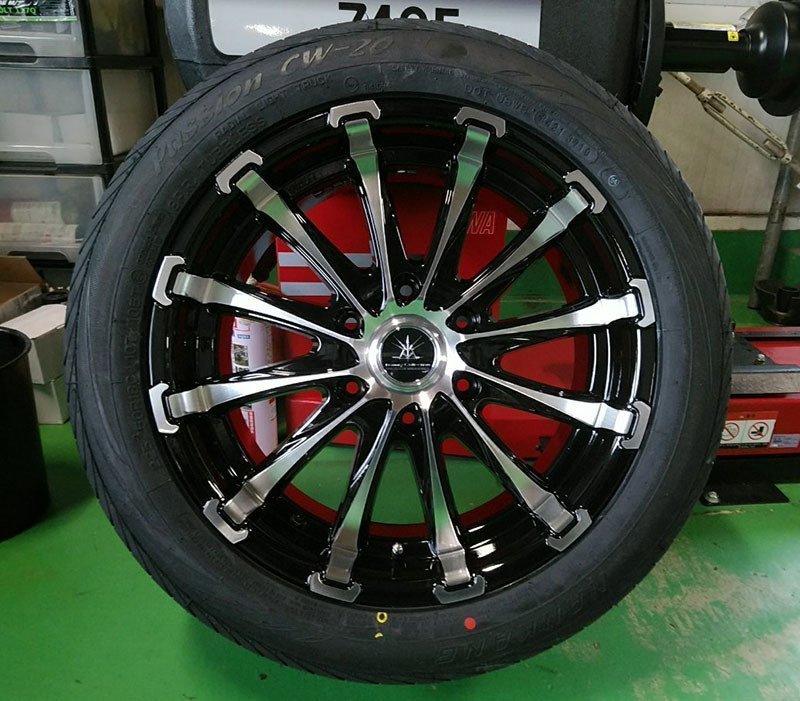 BountyCollection BD12 200系ハイエース 18インチタイヤホイール NANKANG CW20 225/50R18 車検対応 新品4本セット_画像5