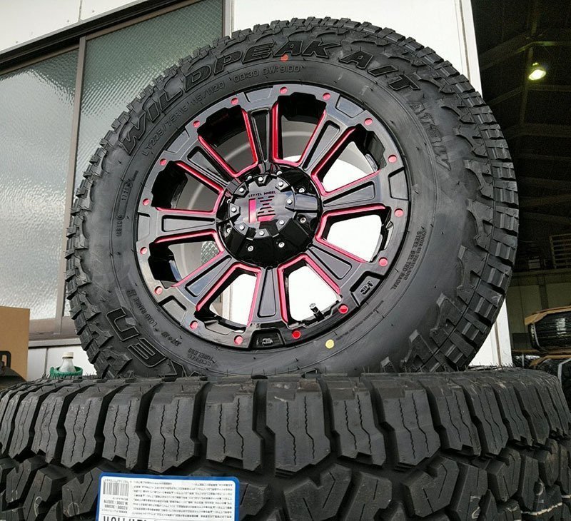 デリカD5 RAV4 エクストレイル CX5 タイヤホイール 新品4本セット 16インチ DeathRock 225/75R16 235/70R16 ファルケン WILDPEAK A/T03W_画像3