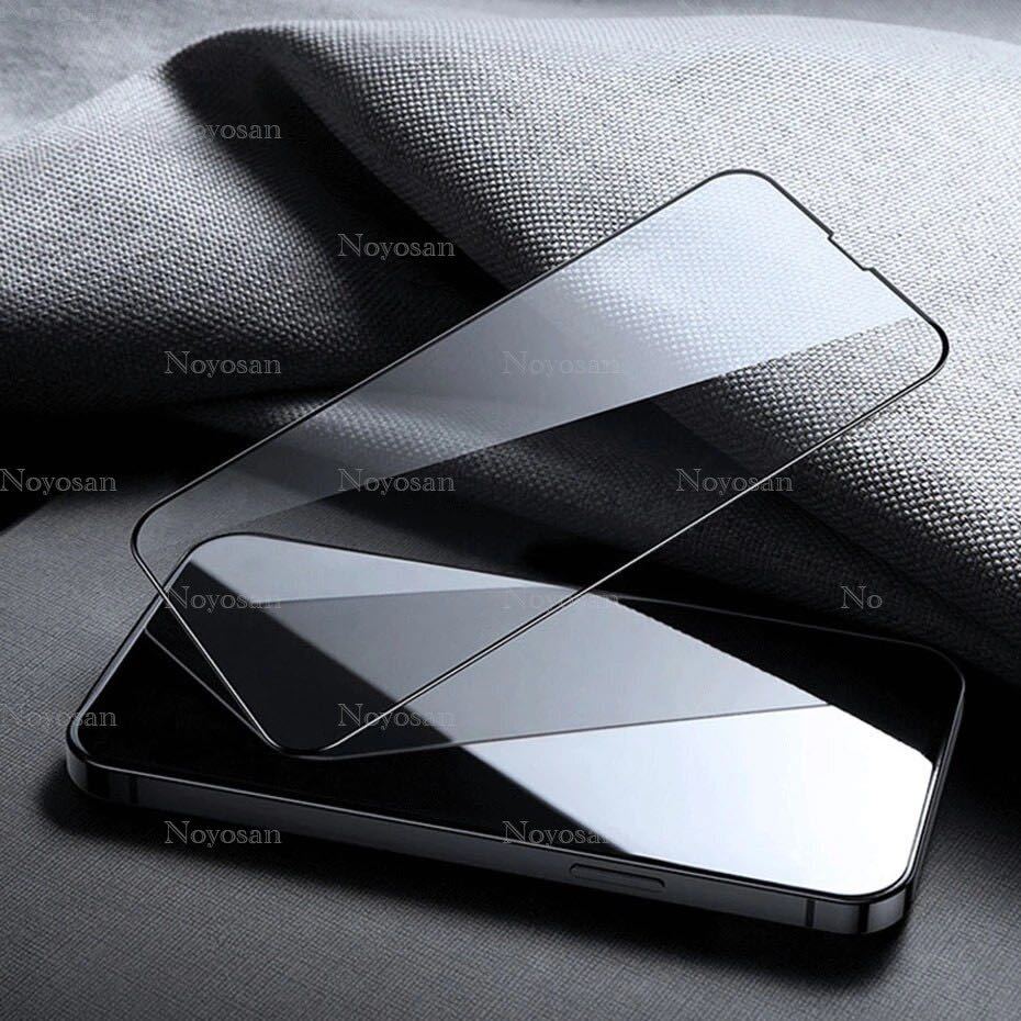 iPhone13ProMax対応 全面保護強化ガラスフィルム&背面カメラレンズ用ガラスフィルムセット2式_画像2